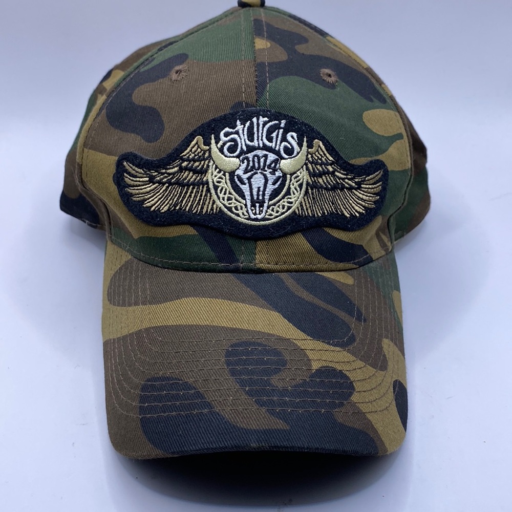 STURGIS 2014 SnapBack Hat.  Camouflage Adult.